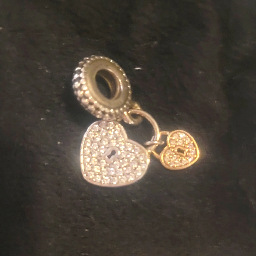 Pandora double locked hearts